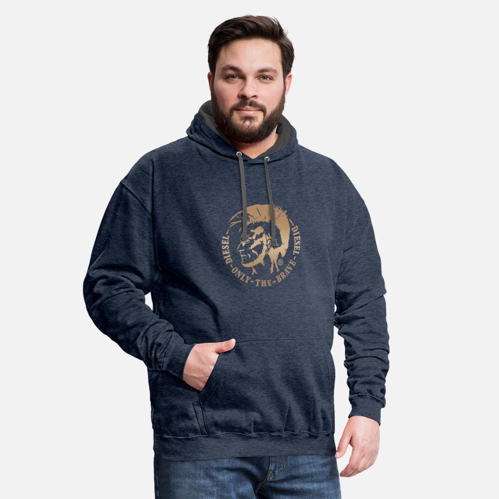 diesel only the brave hoodie